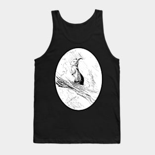 Rabbit on a tree - wildlife inspired art Tank Top